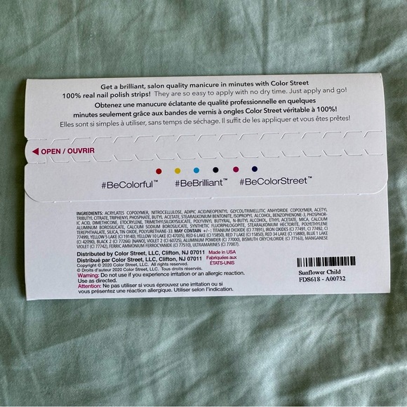 *Retired* Color Street: Sunflower Child | Floral Polka Dot Spring Summer Yellow - Picture 4 of 12